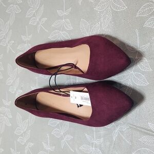Joe Fresh Purple Flats